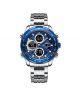 Timezone Mystic Ember Watch For Men (TZ-1304)-Blue Dial - Blue Bezel - On Installments - IS-0205